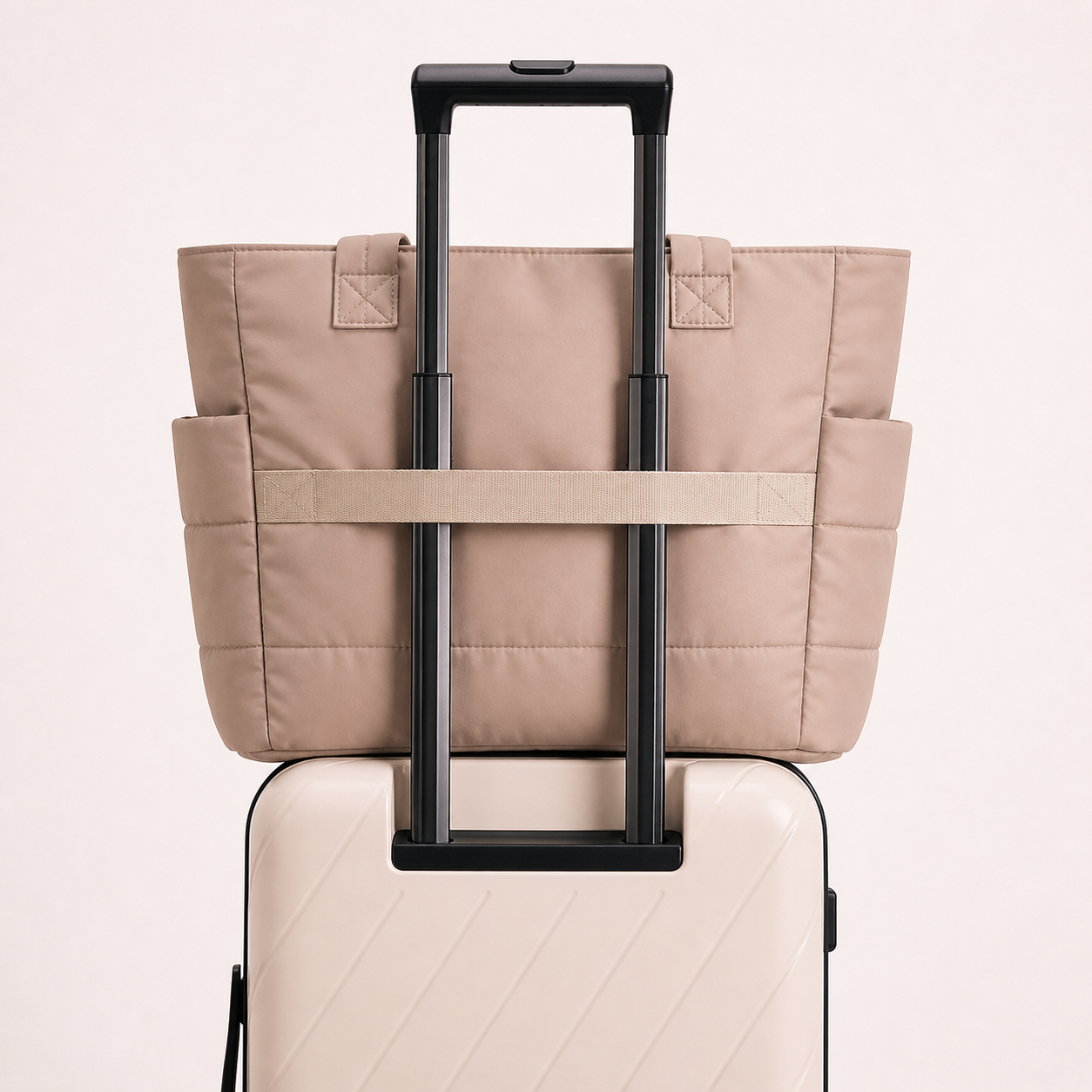 Sac organisé beige sable