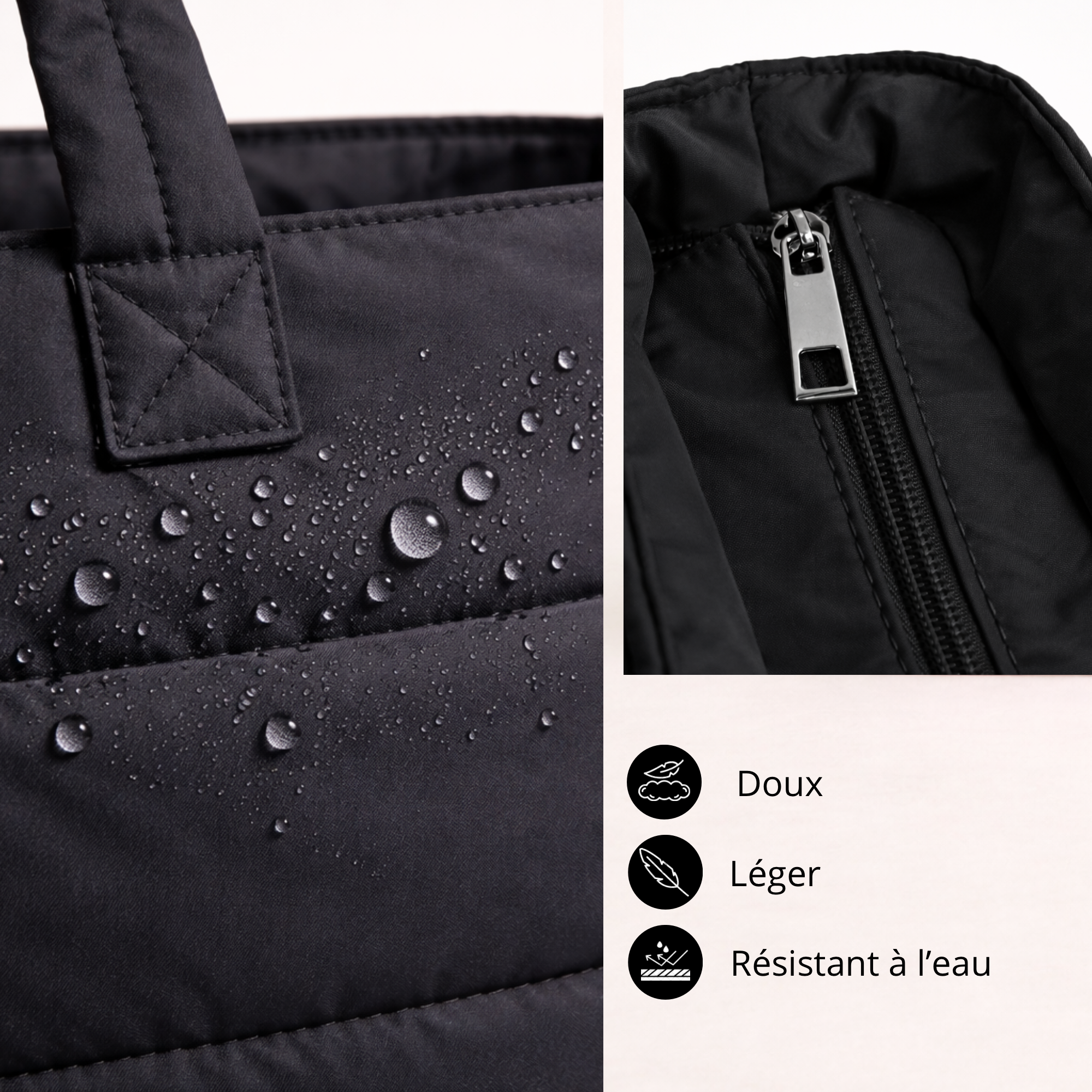 Sac organisé noir